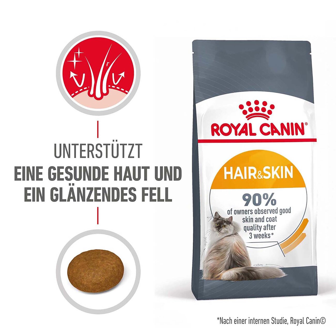 Royal Canin Hair & Skin Care Katzenfutter trocken für gesundes Fell Bild 2