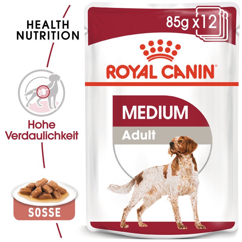 Royal Canin Medium Adult Nassfutter für mittelgroße Hunde Bild 2