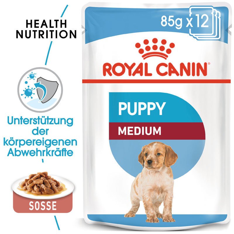 Royal Canin Medium Puppy Welpenfutter nass für mittelgroße Hunde Bild 2