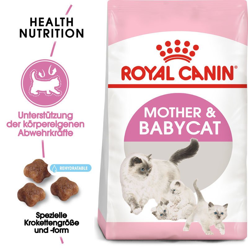 Royal Canin MOTHER & BABYCAT Katzenfutter für tragende Katzen und Kitten Bild 2