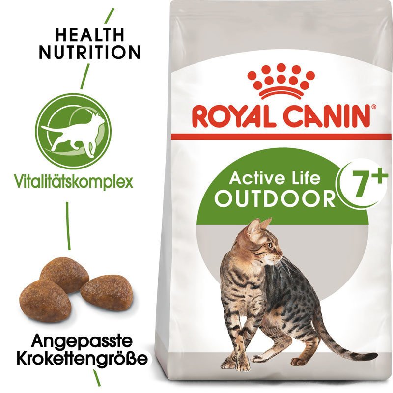 Royal Canin Outdoor 7+ Katzenfutter trocken für ältere Freigänger Bild 2