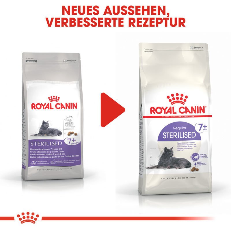 Royal Canin STERILISED 7+ Trockenfutter für ältere kastrierte Katzen Bild 7
