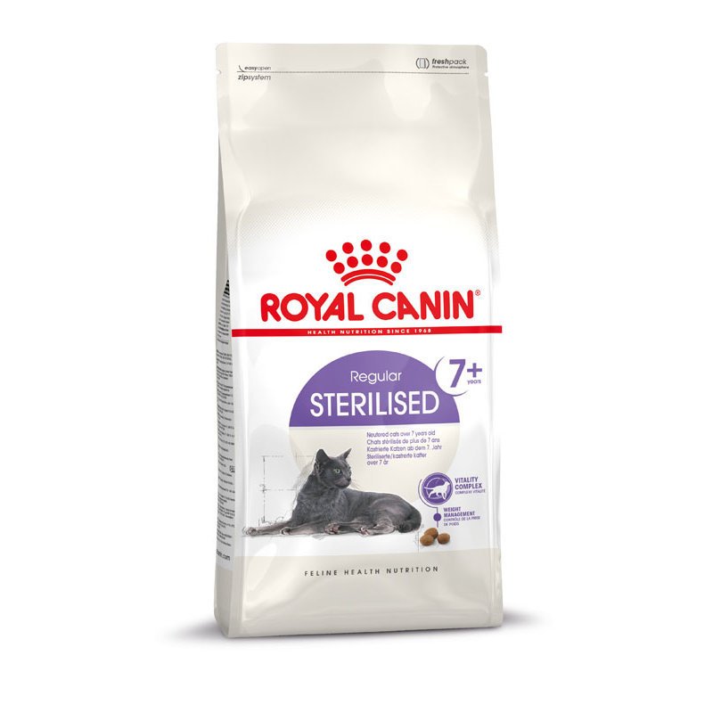 Royal Canin STERILISED 7+ Trockenfutter für ältere kastrierte Katzen Bild 1