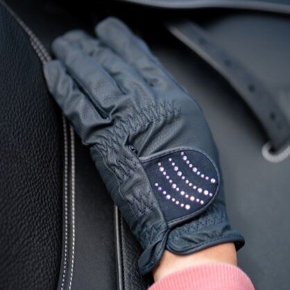 Reithandschuh Dubai mit Strasssteinchen Bild 2