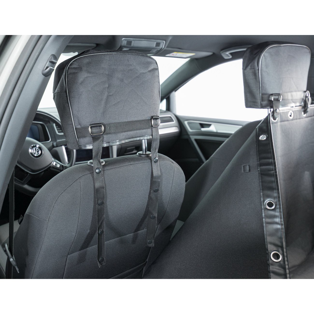 Rücksitz Auto-Schondecke teilbar mit Kopfstützen-Schutz Bild 16