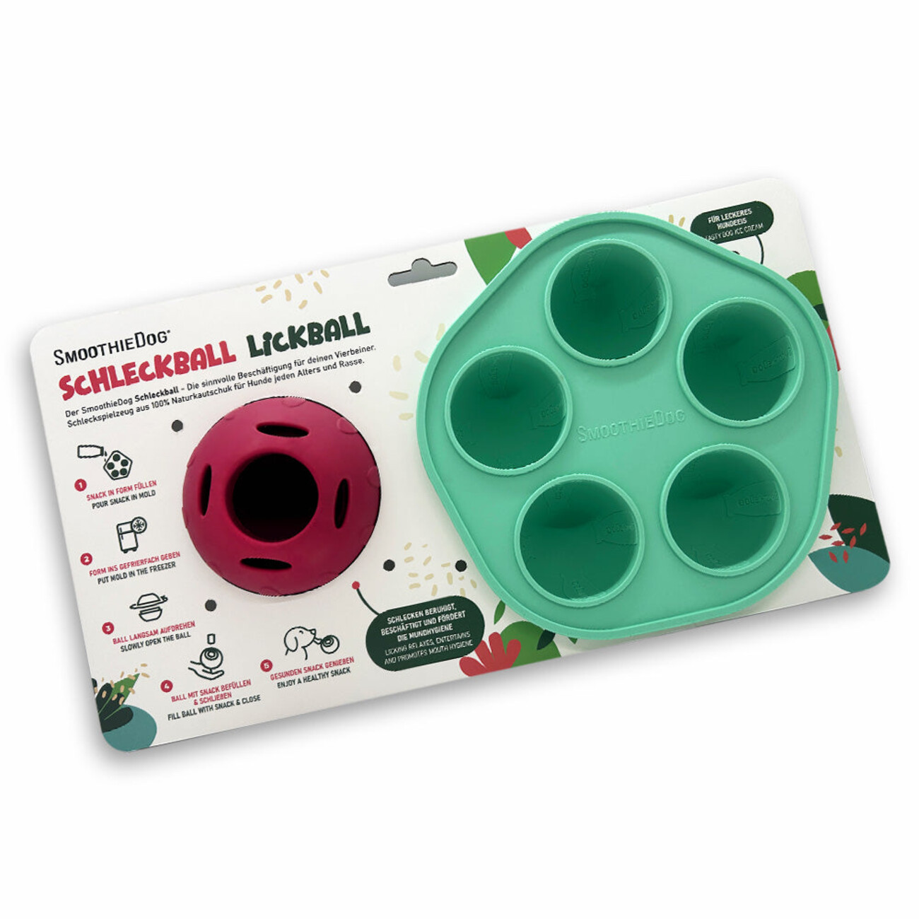 Schleckball inkl. Eisform zum Einfrieren Bild 1