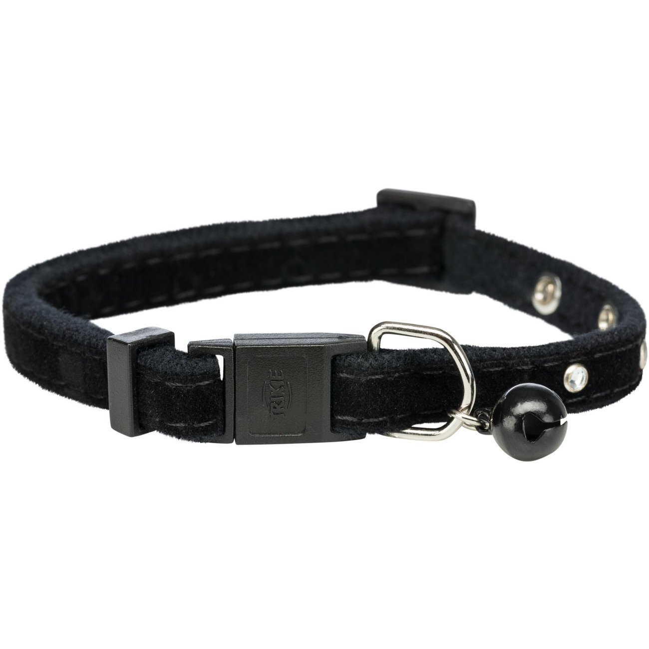 Samt Katzenhalsband mit Strass Bild 3