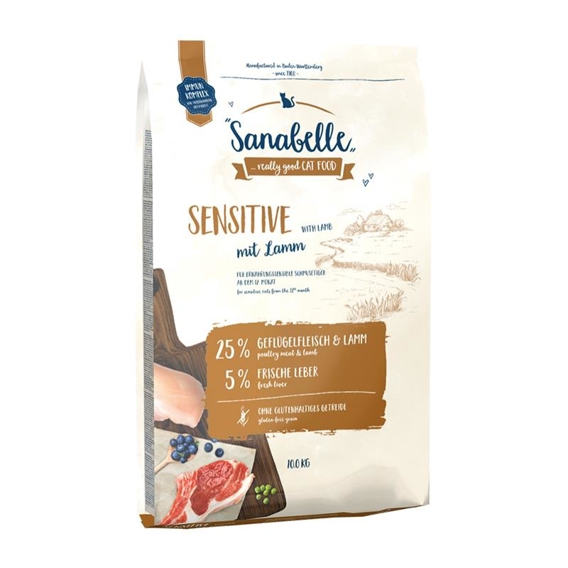 Sanabelle Sensitive Lamm Katzenfutter, 10 kg Sanabelle Sensitive Lamm Katzenfutter, 10 kg