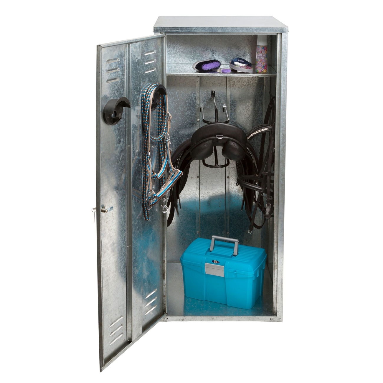 Sattelschrank Aufbewahrung für 2 Sättel Bild 4