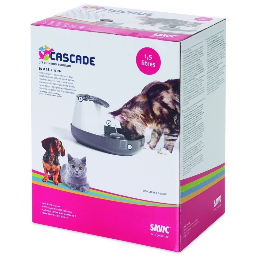 Savic Trinkbrunnen Cascade für Katzen und Hunde Bild 5
