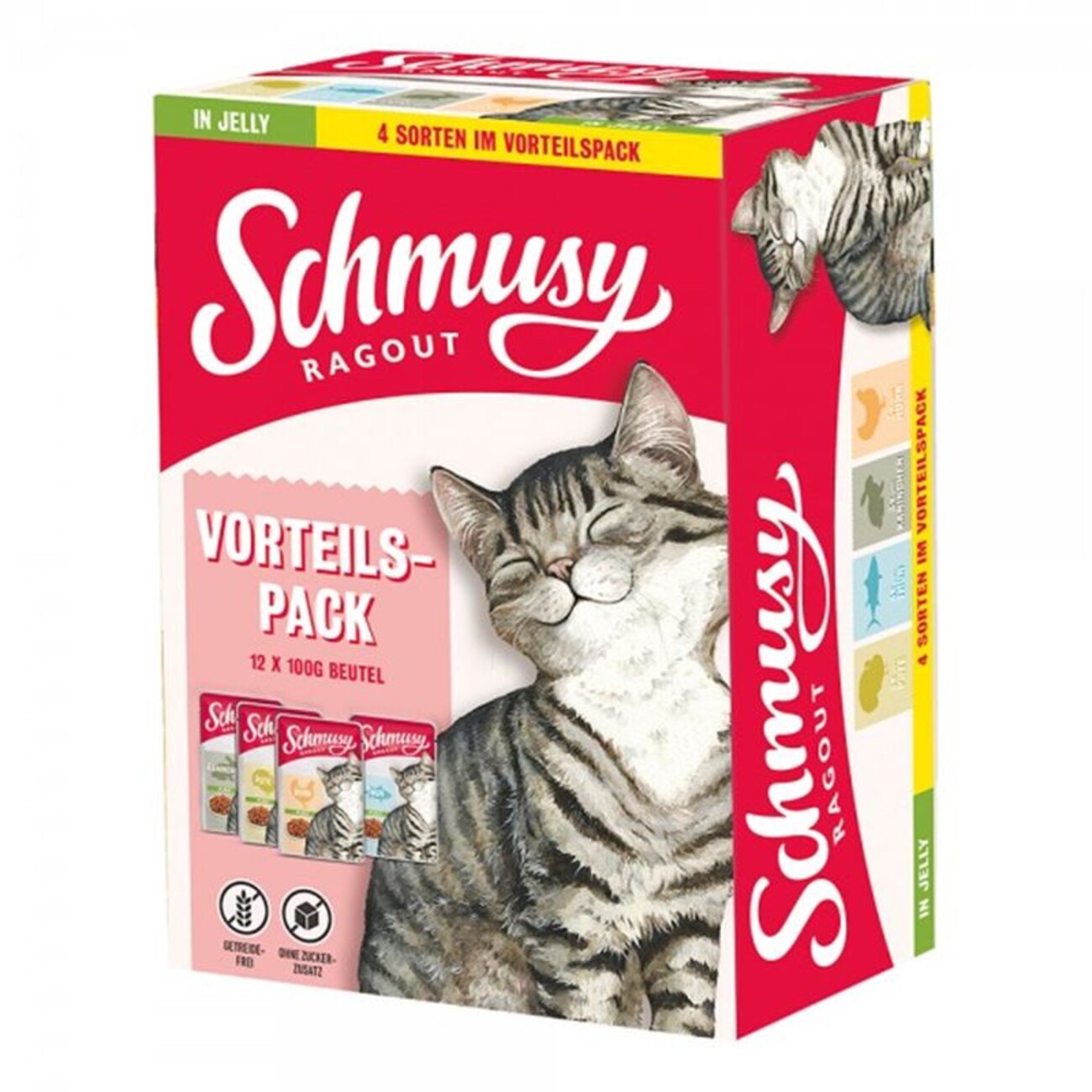 Schmusy Katzenfutter Ragout in Jelly Vorteilspack Bild 1