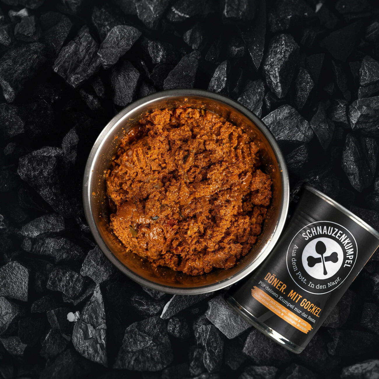 Futterkiste, Nassfutter für Hunde mit 3 Dosendeckeln Bild 3