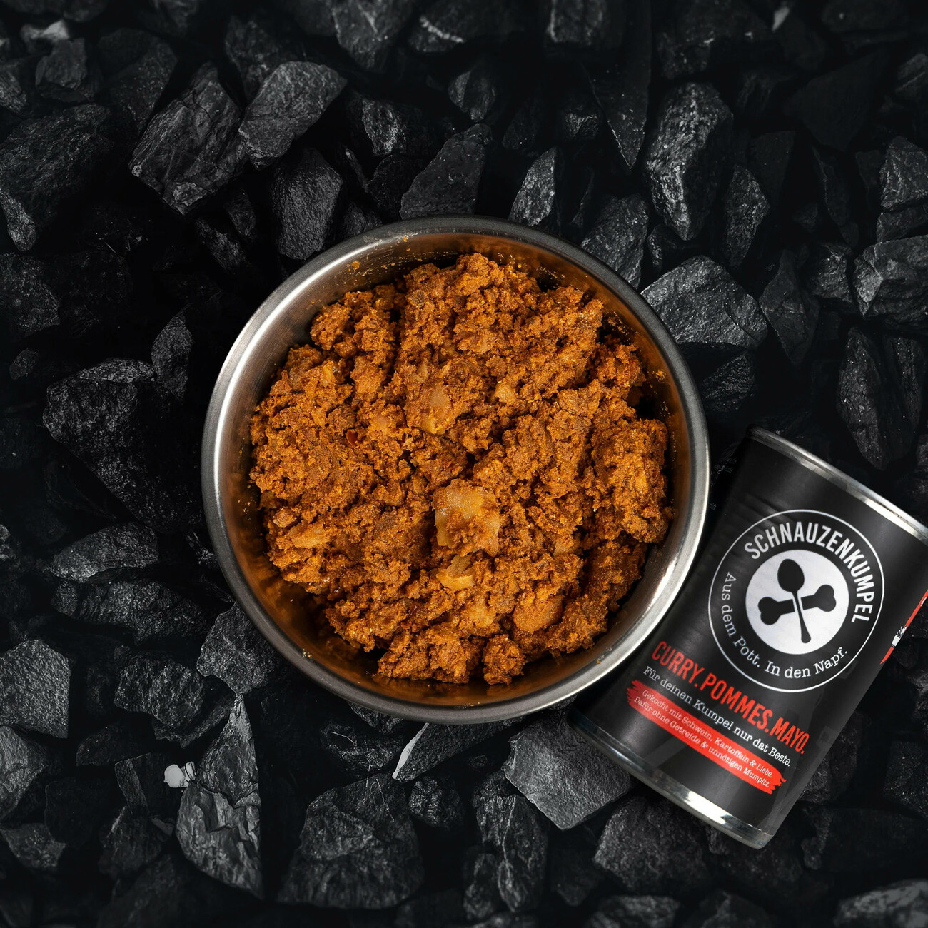 Futterkiste, Nassfutter für Hunde mit 3 Dosendeckeln Bild 5