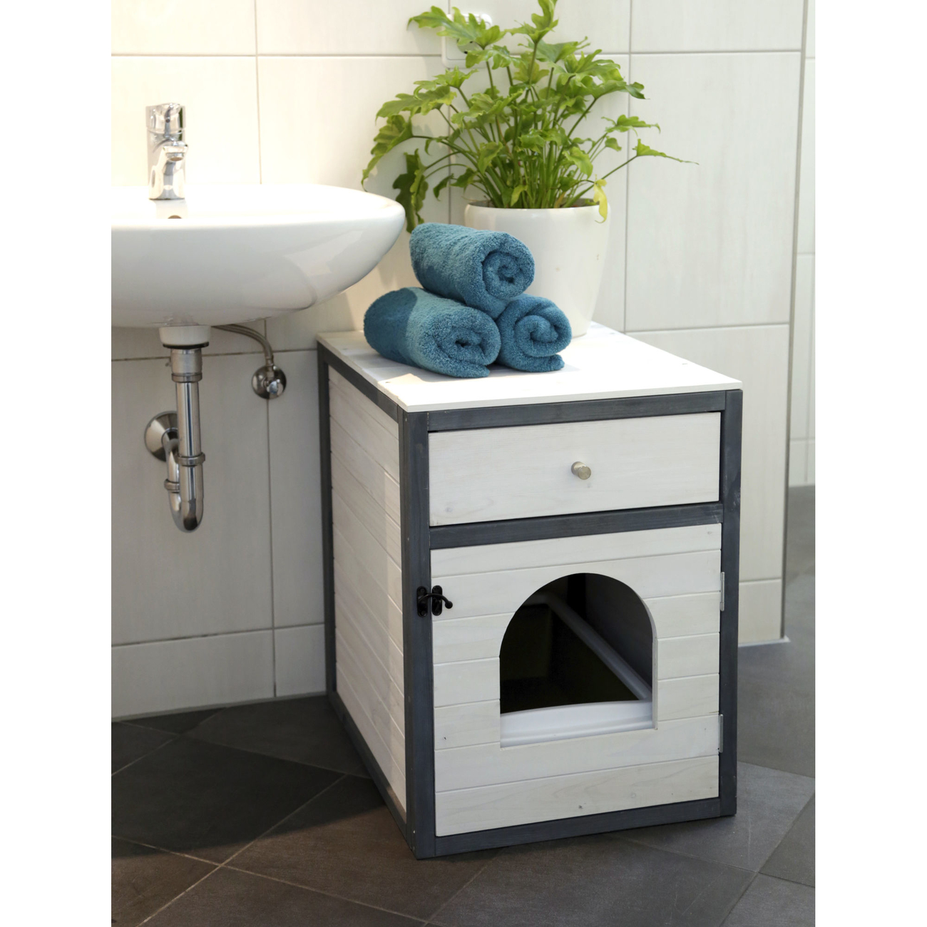 Schrank für Katzentoilette Ida Bild 3