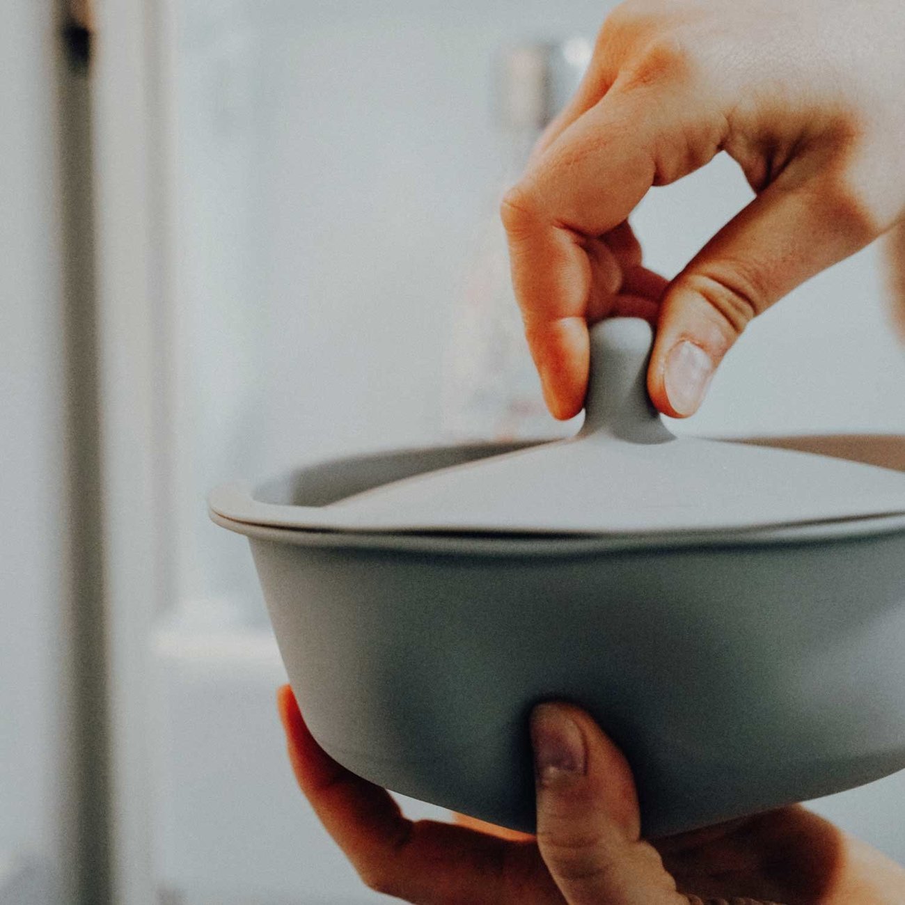 Silikon Napf-Einsatz Elastic mit Deckel Bild 5