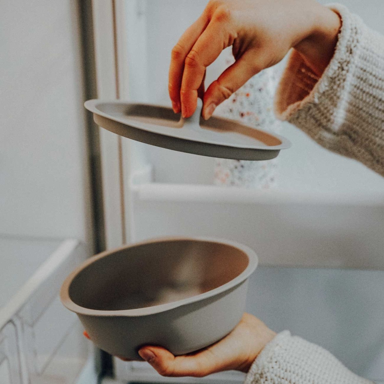 Silikon Napf-Einsatz Elastic mit Deckel Bild 7