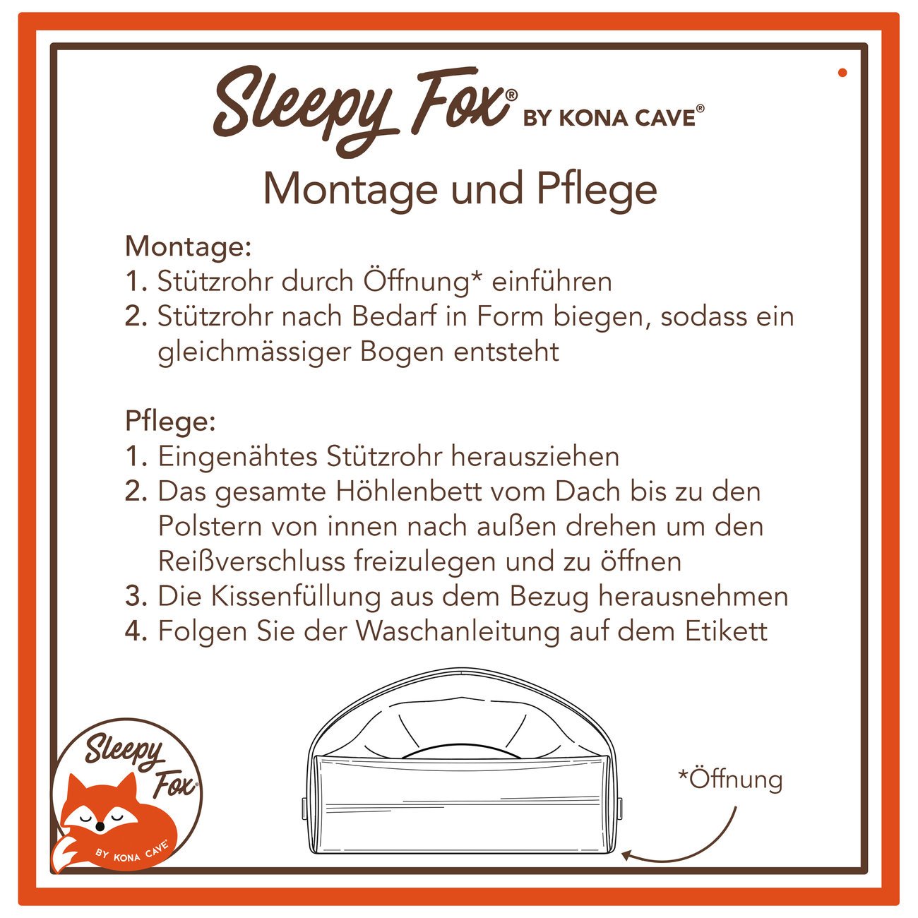 Sleepy Fox® Kuschelhöhlen Hundebett Bild 17