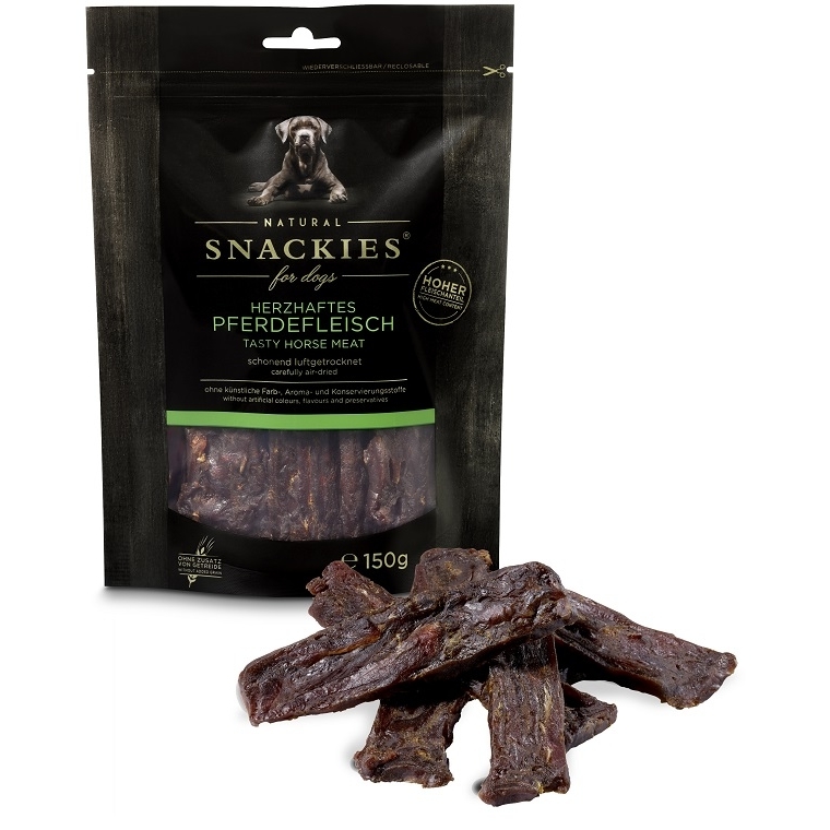 Snackies – herzhaftes Pferdefleisch luftgetrocknet Bild 1