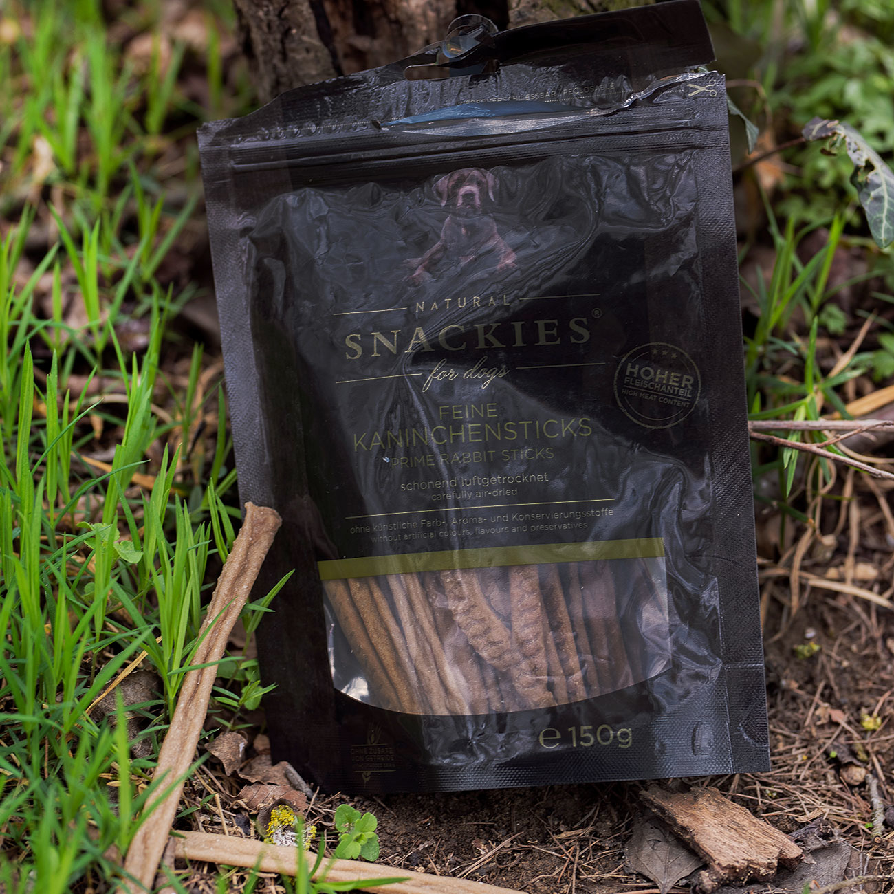 Snackies – luftgetrocknete Kaninchensticks Bild 2