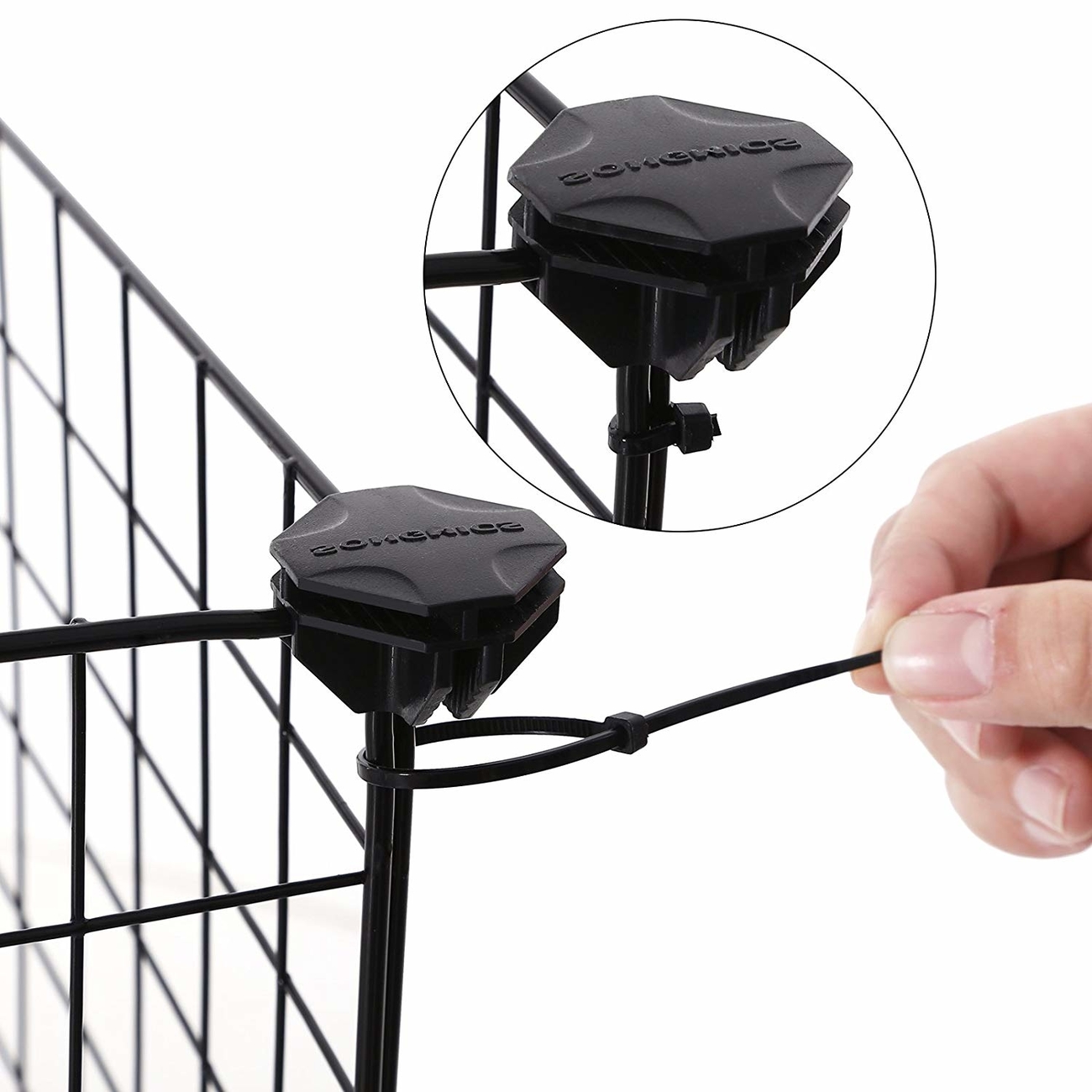 SONGMICS Gittergehege großes Laufgitter für Kleintiere und Meerschweinchen Bild 6