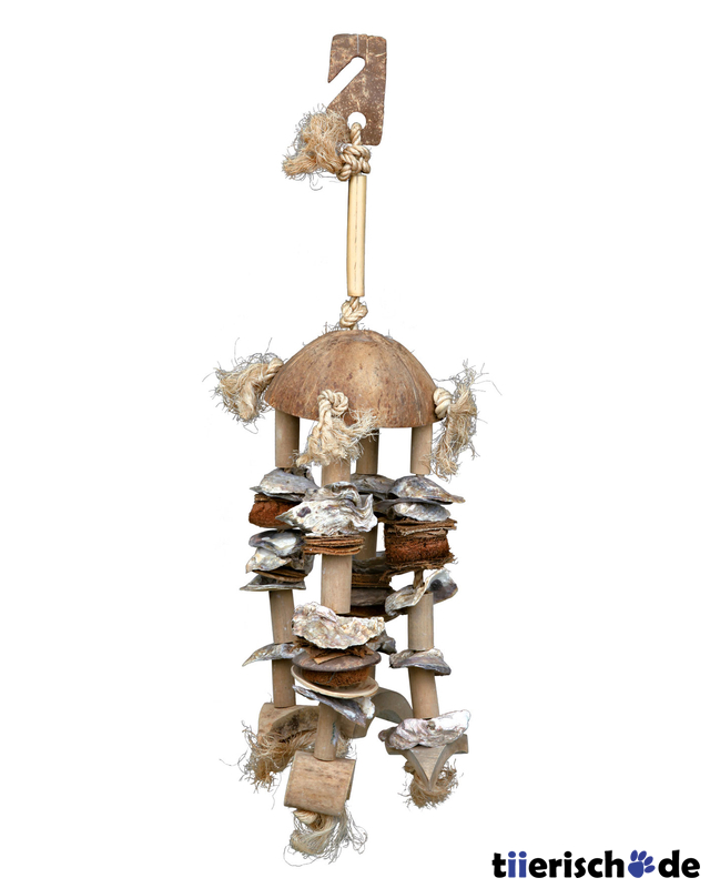 Spielzeug am Sisalseil für Vögel Bild 1