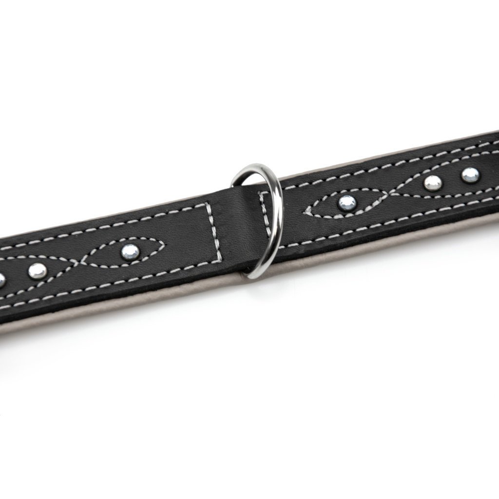 Sternfalbe Lederhalsband für Hunde Bild 14