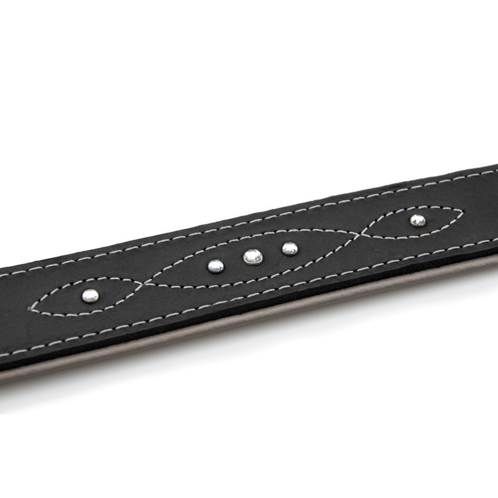 Sternfalbe Lederhalsband für Hunde Bild 17