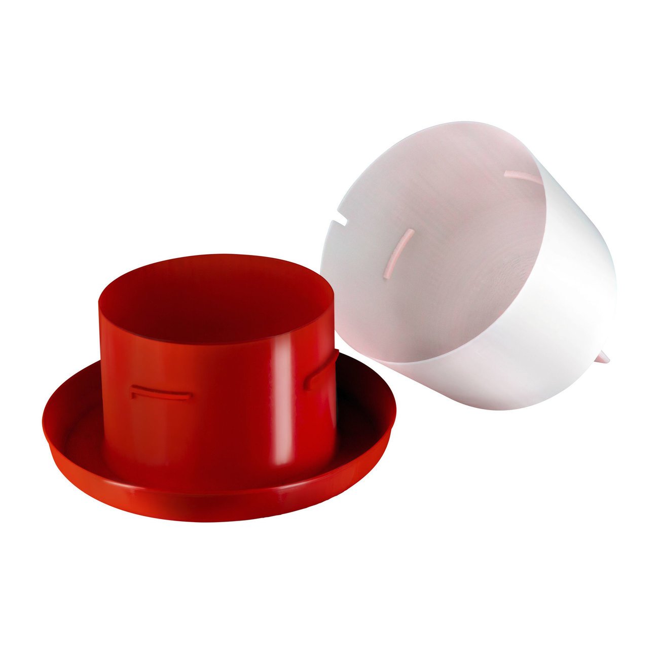 Doppelzylinder-Kunsstofftränke für Geflügel Bodenhaltung Bild 3