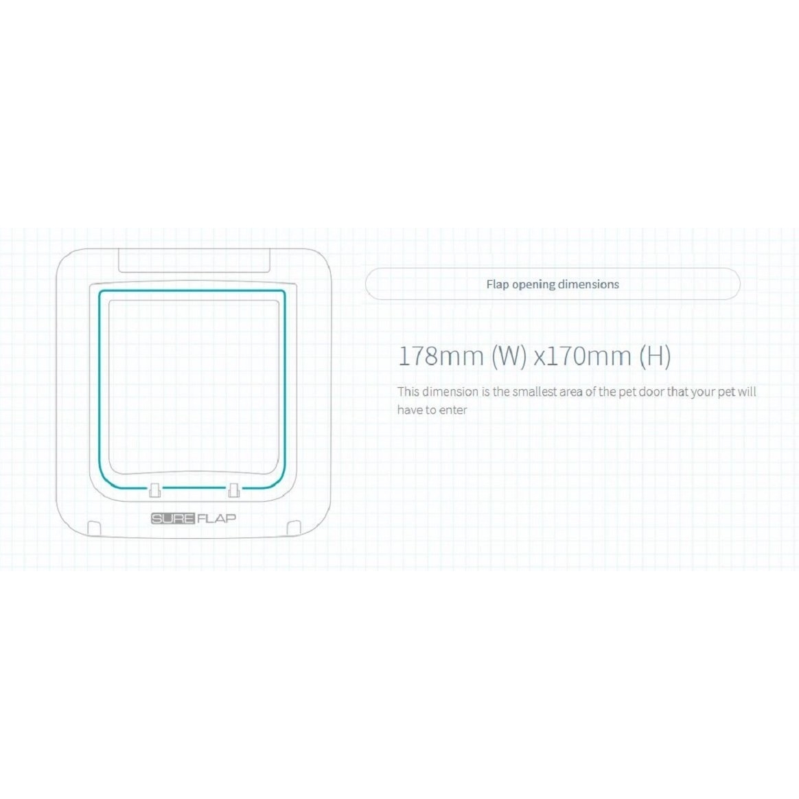SureFlap Haustierklappe für Hunde und Katzen mit Mikrochip-Erkennung Bild 7