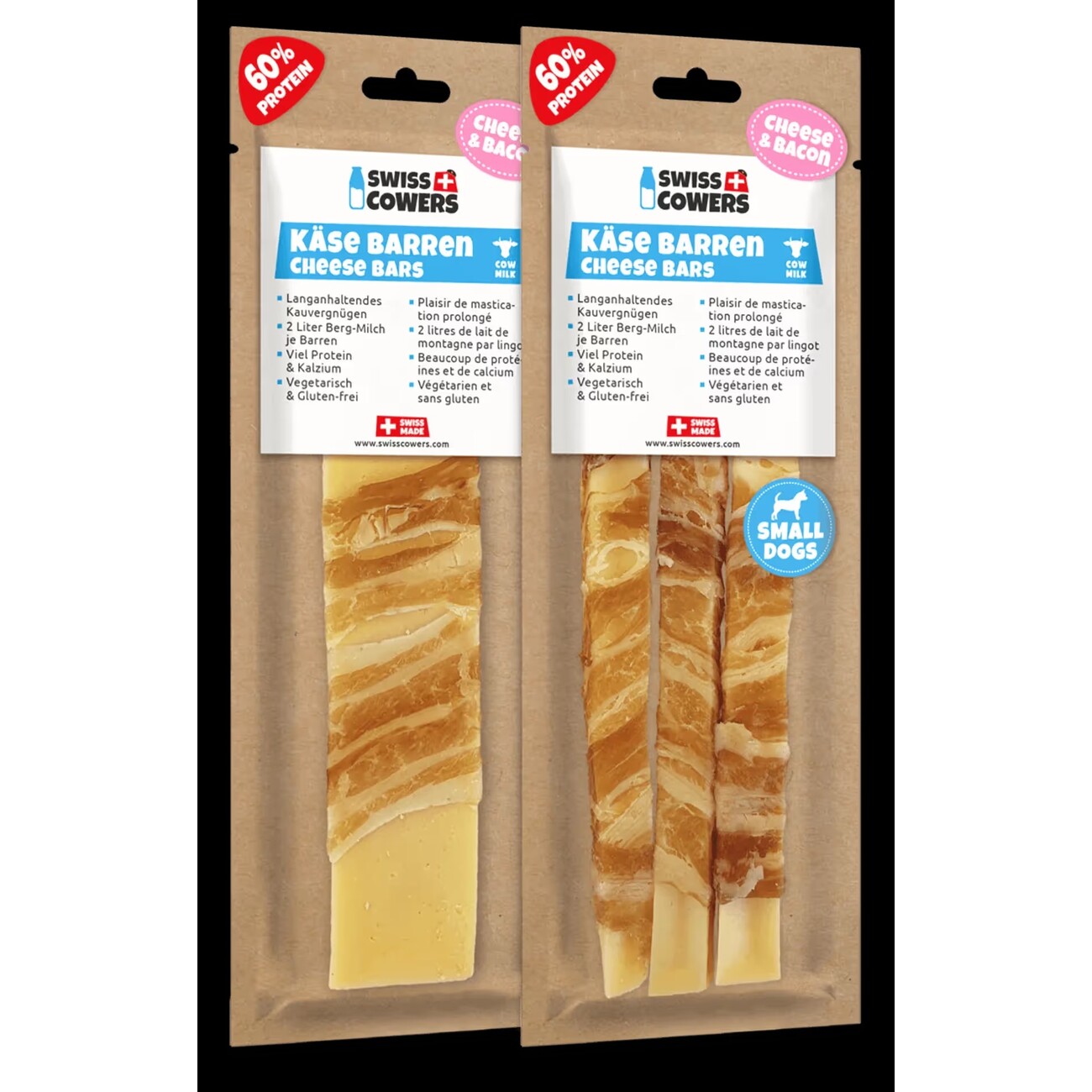 Kaukäse Stangen für Hunde, Käse Barren mit Fleisch Bild 2