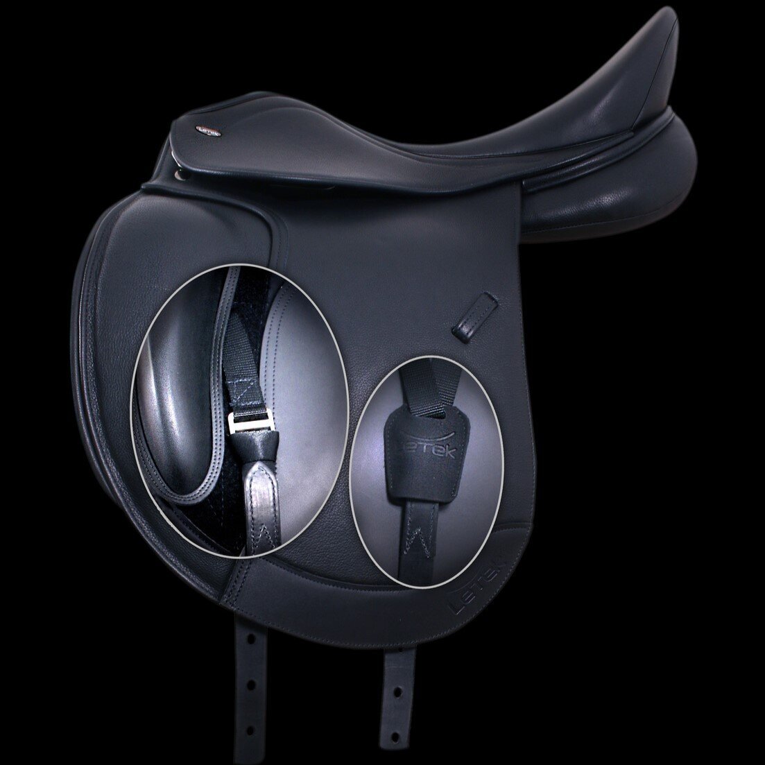 Letek Dressur Sattel Smooth S Line mit Wollkissen Bild 4