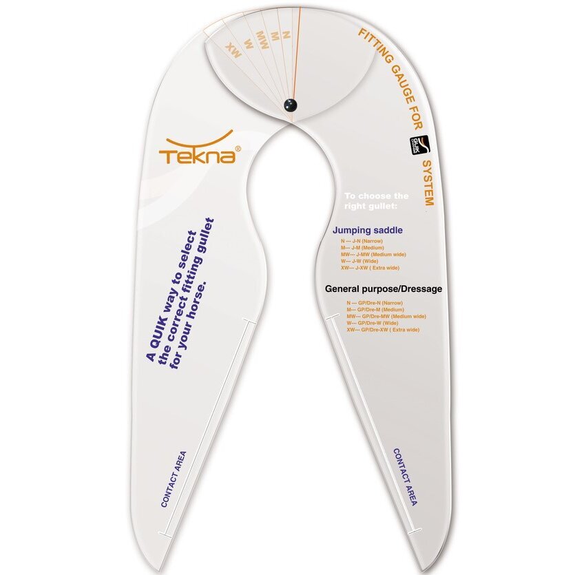 Maßschablone für Quik Change Sättel Bild 1