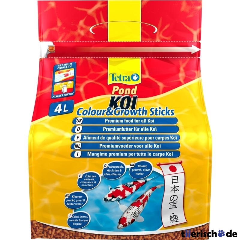 Tetra Pond Koi Sticks Colour & Growth Bild 2