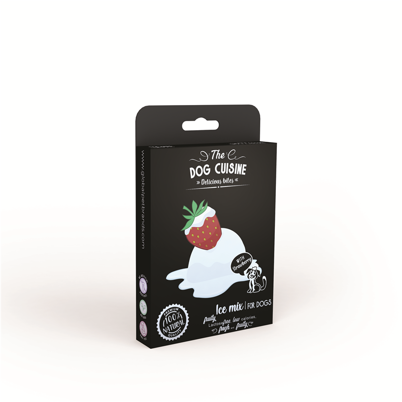 Eismischung Hundeeis Erdbeere Bild 1