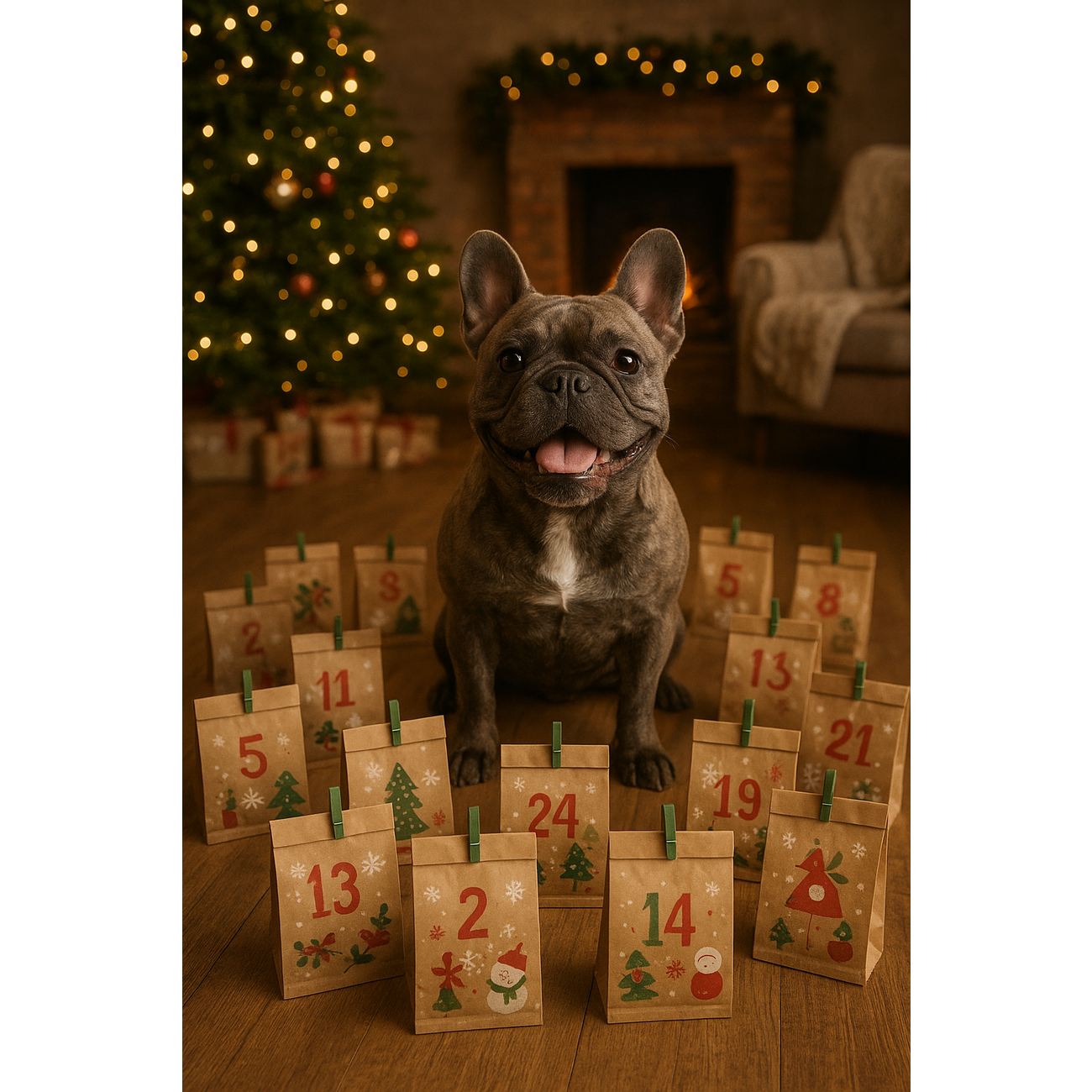 XXL RIESEN Adventskalender für Hunde 2025 Bild 1