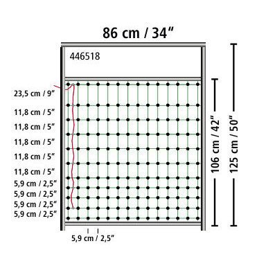 Tor für Geflügelnetze, elektifizierbar Bild 6