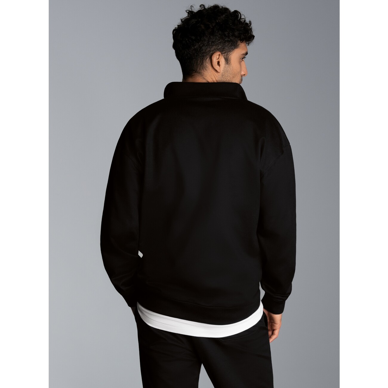 Herren Sweatshirt, Troyer in bequemer Qualität Bild 9