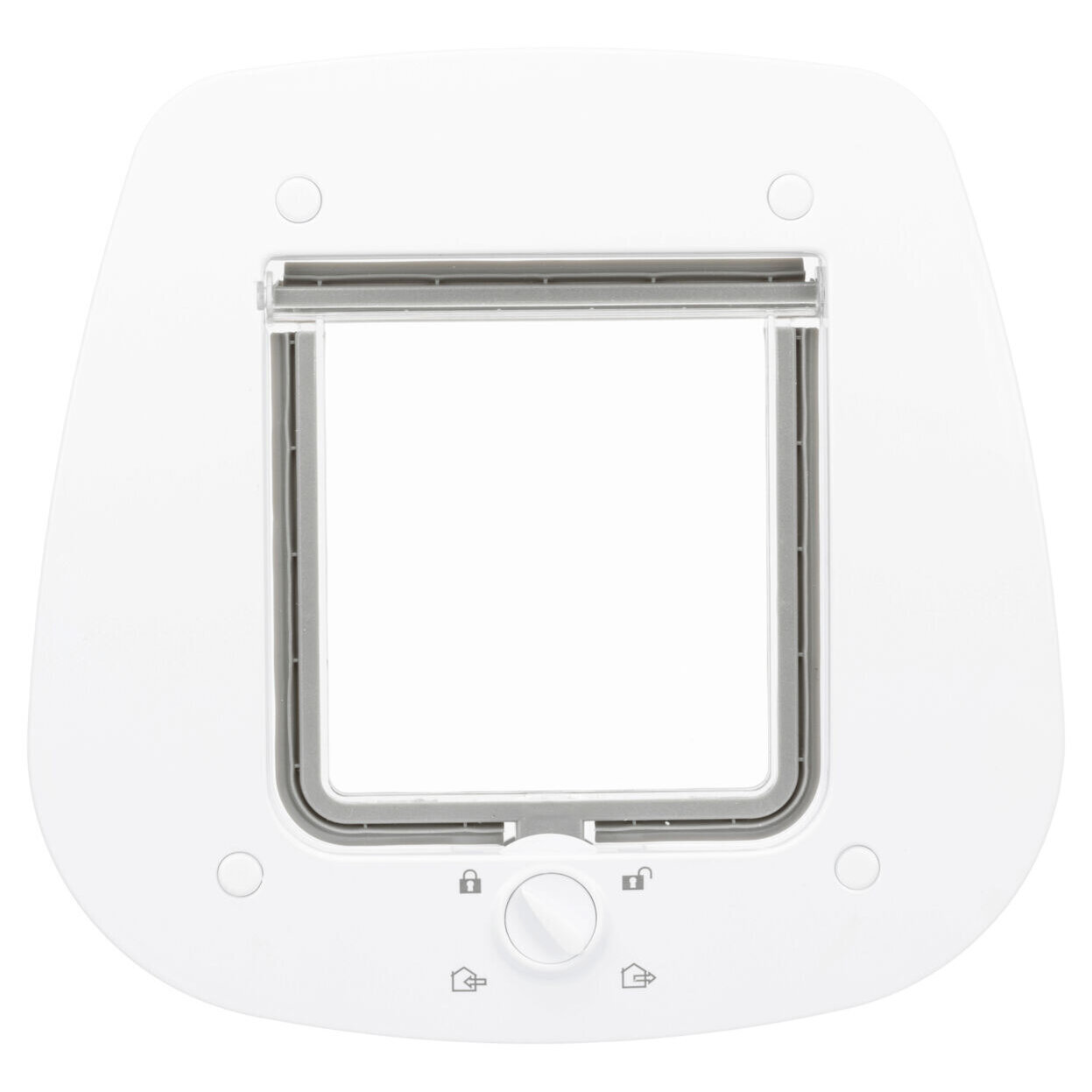 4-Wege Katzenklappe für Glastüren Bild 4