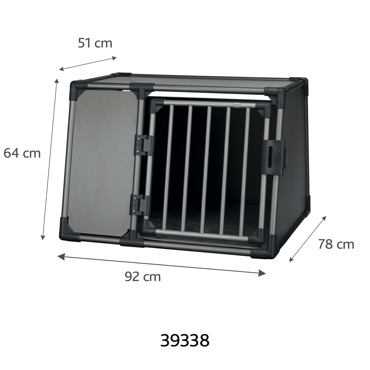 Hunde Alubox Transportbox Aluminium in grafit Bild 8