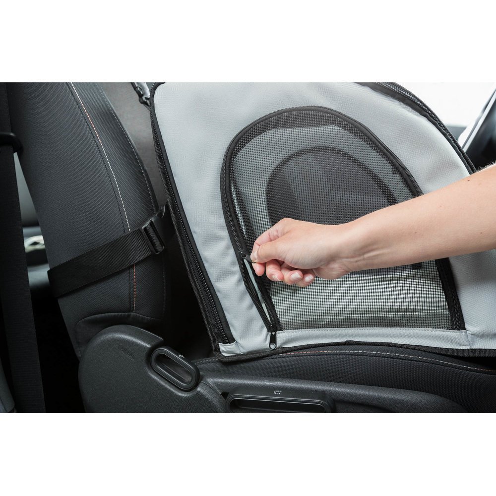 Hundeautositz mit Netzeinsätzen Bild 15