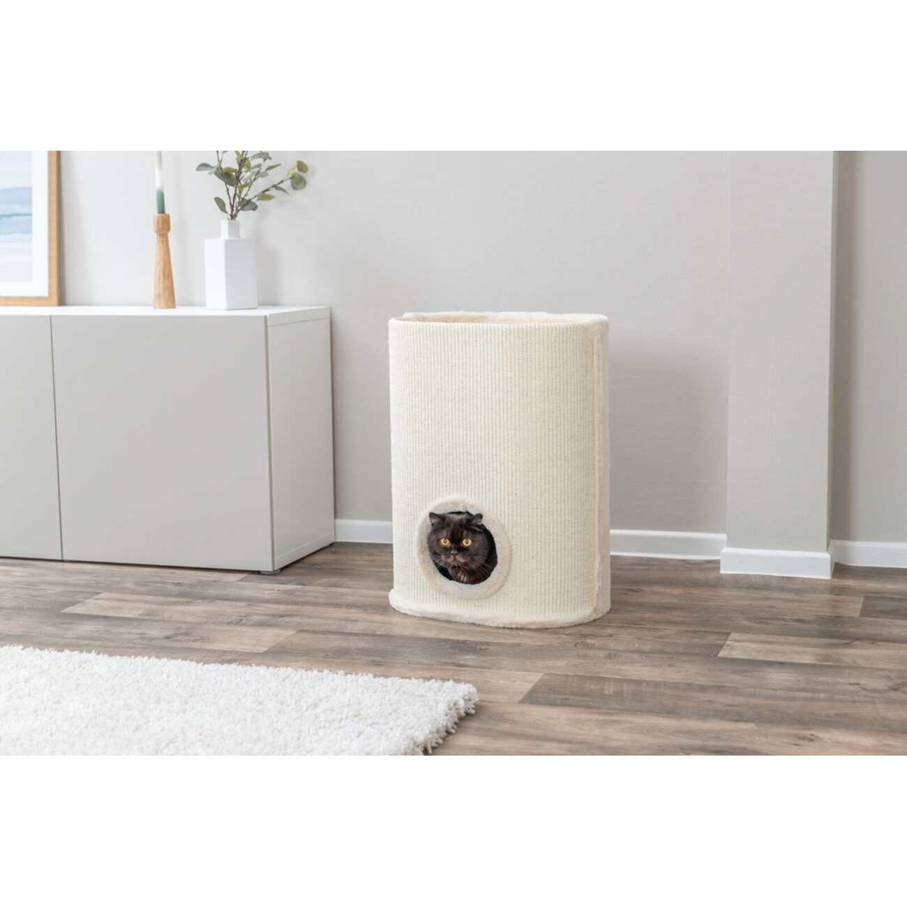TRIXIE Cat Tower Arina: Dein luxuriöser Kratzbaum & Kuschelparadies für Katzen Bild 2