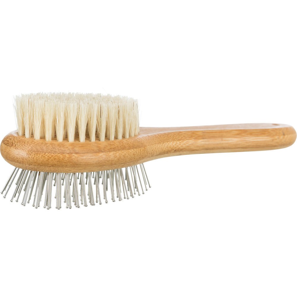 Doppel Bürste Bambus Bild 4