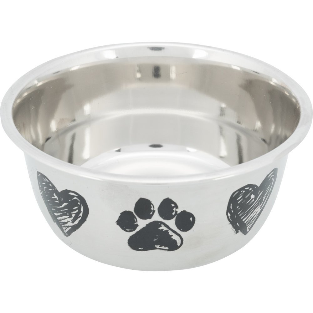 Edelstahlnapf mit Motiven Bild 3