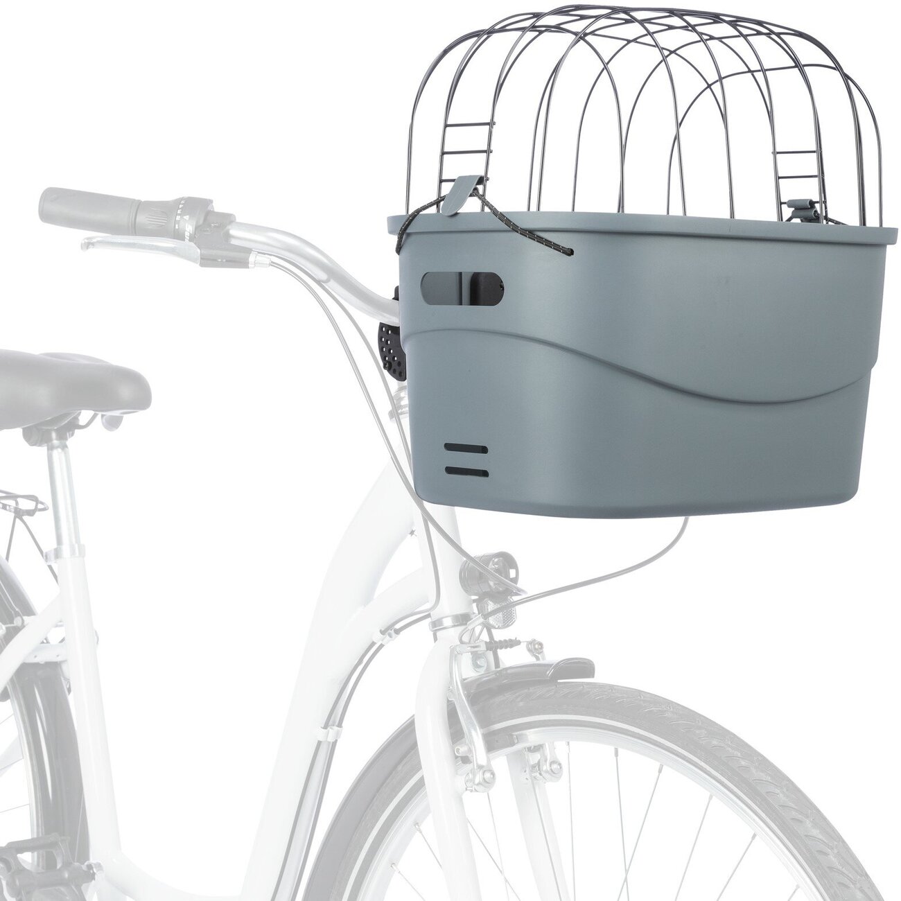 Hunde Front Fahrradkorb mit Gitter Bild 11