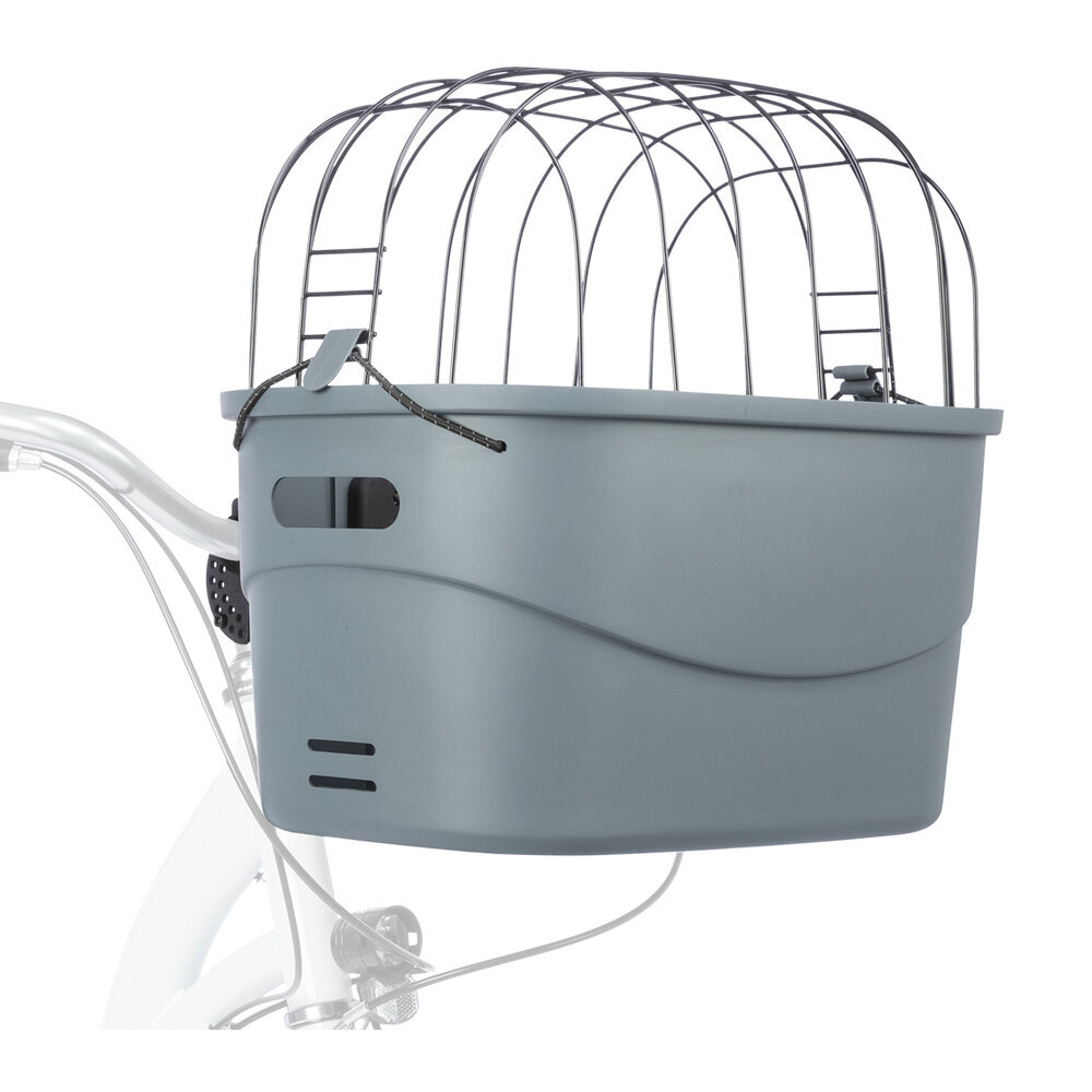 Hunde Front Fahrradkorb mit Gitter Bild 1