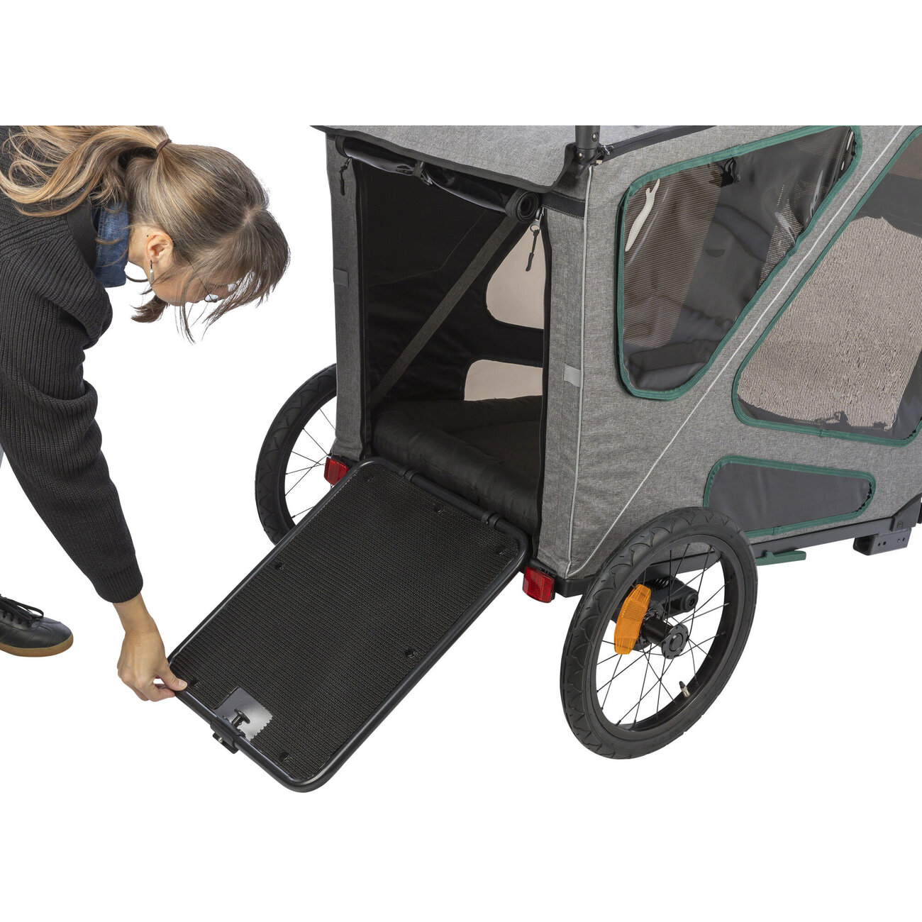 Fahrradanhänger für Hunde gefedert Bild 5