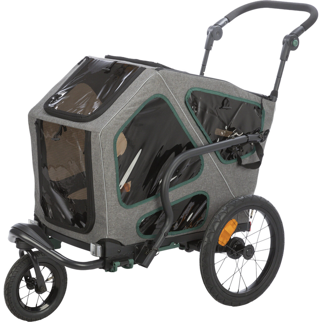 Fahrradanhänger für Hunde gefedert Bild 8