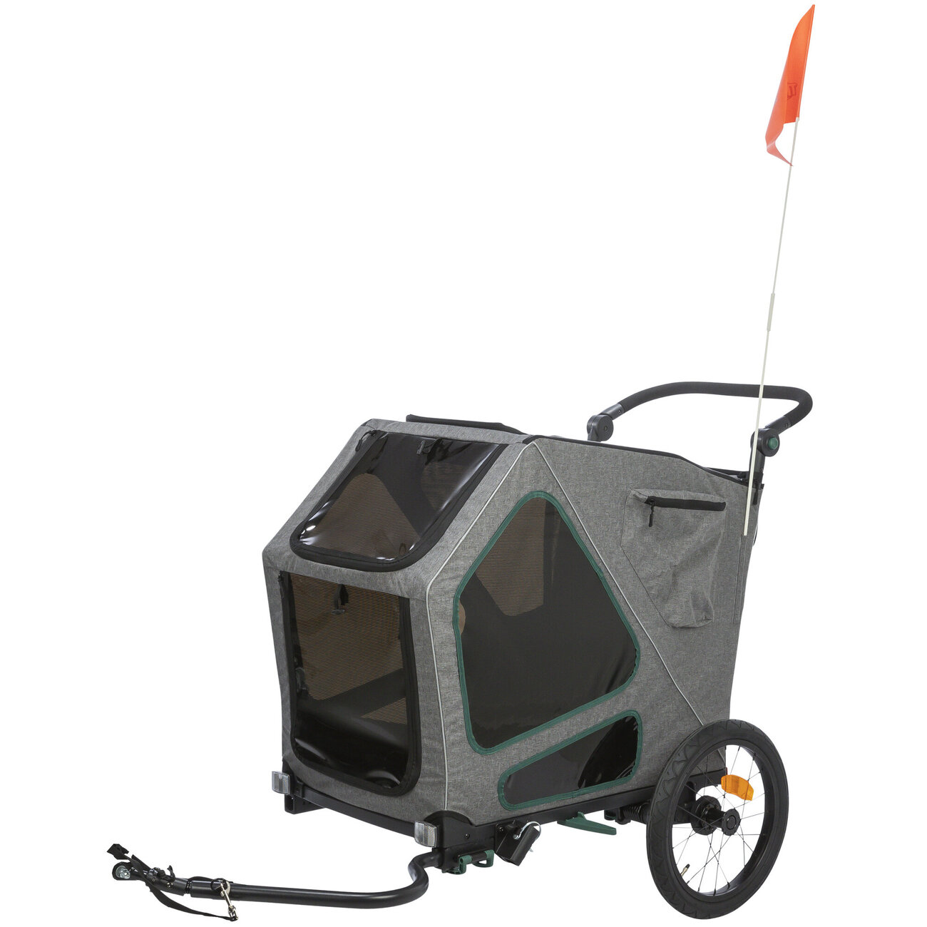 Fahrradanhänger für Hunde gefedert Bild 3