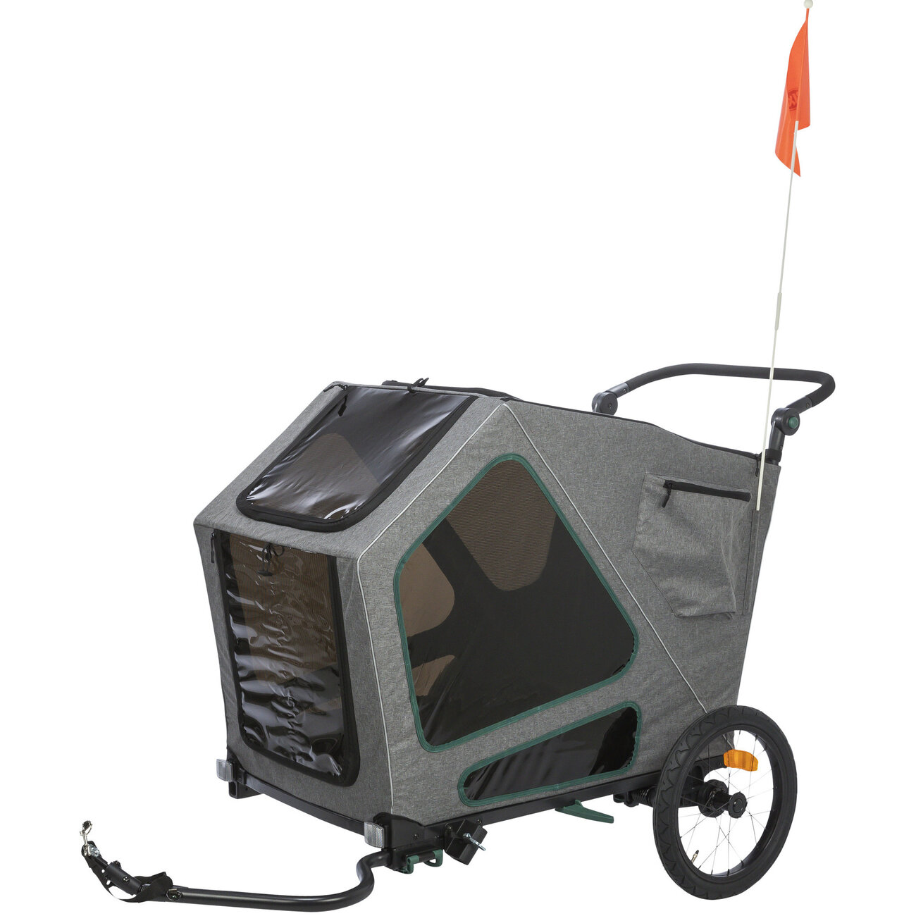 Fahrradanhänger für Hunde gefedert Bild 4