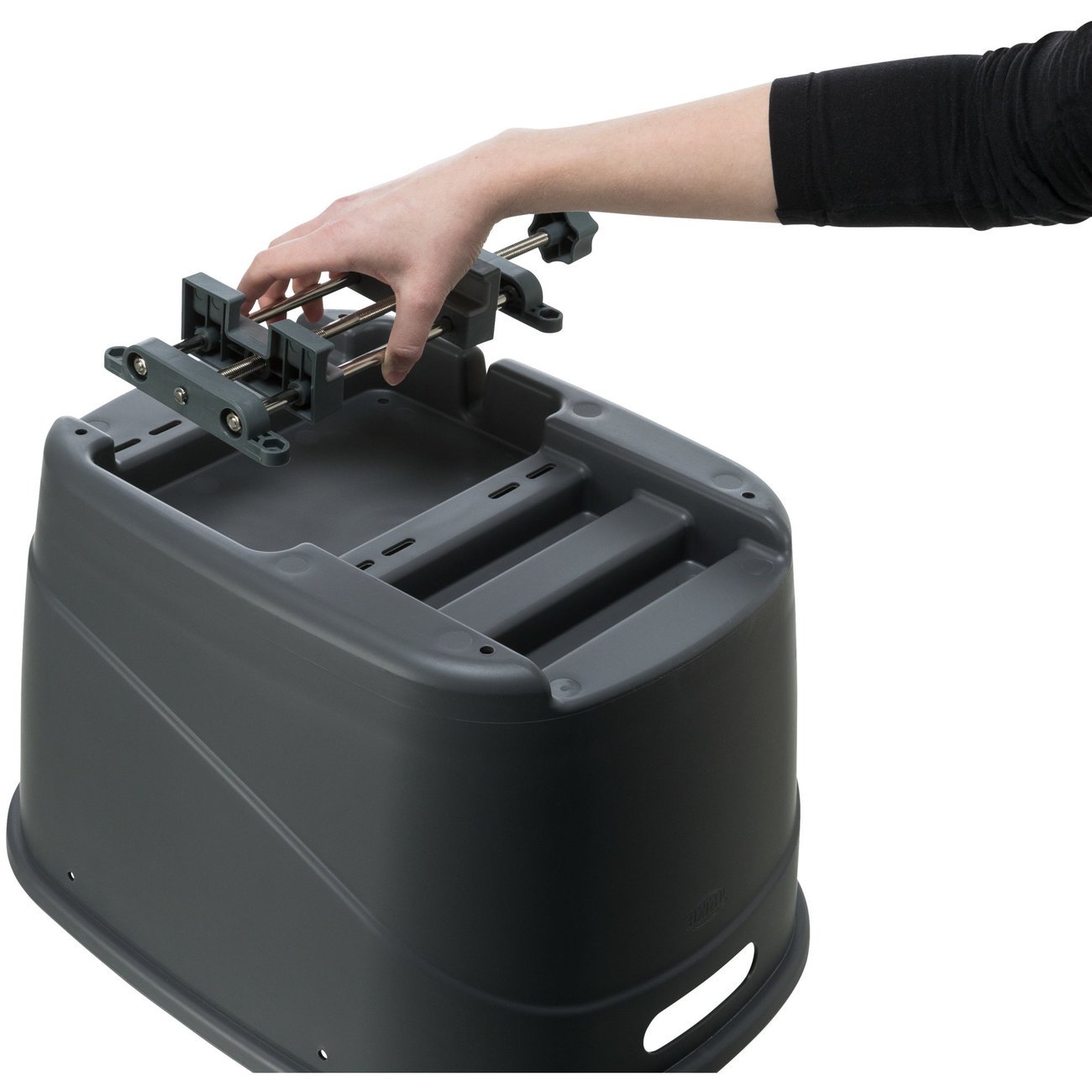 Hundefahrradkorb für Gepäckträger aus Kunststoff Bild 14